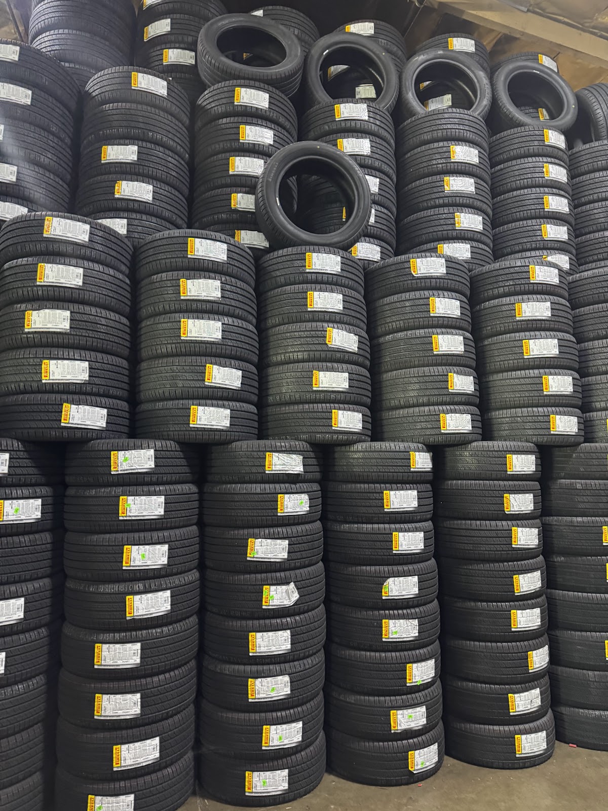 The service area at Whittier Tires